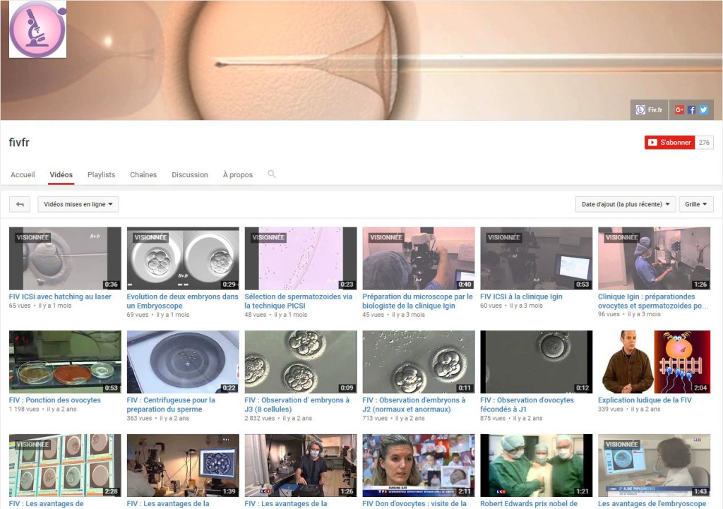 Videos fécondation in vitro