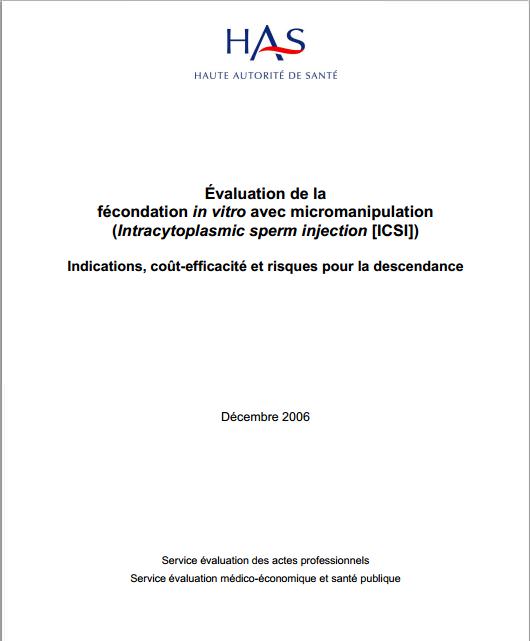 Rapport ICSI Haute Autorité de Santé