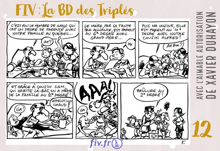 Strip 12 Bande Dessinée sur la PMA et la FIV 