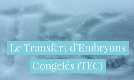 Le transfert d’embryons congelés  TEC